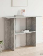vidaXL Конзолна маса Бетонно сиво 100 x 30 x 75 см Инженерна дървесина