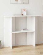 vidaXL Конзолна маса Бяло 100 x 30 x 75 см Инженерна дървесина