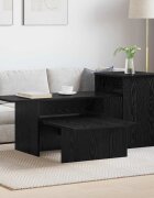 vidaXL Конзолна маса Черния дъб 915 x 35 x 385 см