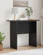 vidaXL Конзолна маса Черно 93 х 40 х 75 см Инженерна дървесина