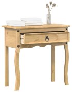 vidaXL Конзолна маса "Corona" 73x35x73 см борово дърво масив