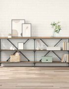 vidaXL Конзолна маса Дъб 180 x 30 x 75 см Инженерна дървесина