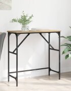 vidaXL Конзолна маса Дъб 75 x 32 x 75 см Инженерна дървесина