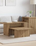 vidaXL Конзолна маса Дъб 915 x 35 x 385 см Инженерна дървесина