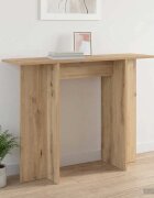 vidaXL Конзолна маса Дъб артизан 100 x 30 x 75 см Инженерна дървесина