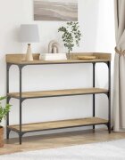 vidaXL Конзолна маса дъб артизан 100 x 30 x 80 см