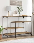 vidaXL Конзолна маса дъб артизан 100 x 35 x 75 см