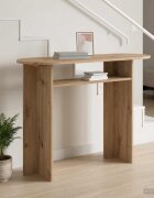 vidaXL Конзолна маса Дъб артизан 100 x 395 x 75 см
