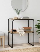 vidaXL Конзолна маса Дъб артизан 80 x 425 x 70 см Инженерна дървесина