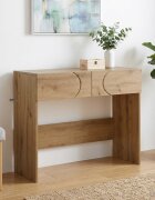 vidaXL Конзолна маса Дъб артизан 965 x 38 x 75 см Инженерно дърво