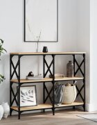 vidaXL Конзолна маса дъб сонома 100x28x805 см инженерно дърво