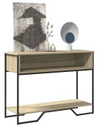 vidaXL Конзолна маса дъб сонома 100x35x745 см инженерно дърво