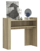 vidaXL Конзолна маса дъб сонома 100x35x90 см инженерно дърво