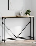 vidaXL Конзолна маса дъб сонома 102x225x75 см инженерно дърво