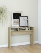 vidaXL Конзолна маса дъб сонома 105x30x80 см инженерно дърво