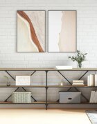 vidaXL Конзолна маса дъб сонома 200x30x75 см инженерно дърво и желязо