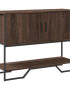 vidaXL Конзолна маса кафяв дъб 100x35x745 см инженерно дърво