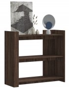 vidaXL Конзолна маса кафяв дъб 100x35x90 см инженерно дърво