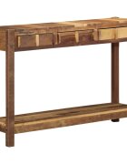vidaXL Конзолна маса Кафяво 107 x 33 x 76 см