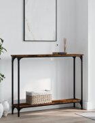 vidaXL Конзолна маса опушен дъб 100x225x75 см инженерно дърво