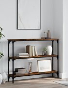 vidaXL Конзолна маса опушен дъб 100x225x75 см инженерно дърво