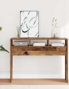 vidaXL Конзолна маса от старо дърво 105x30x80 cm Инженерна дървесина