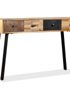 vidaXL Конзолна маса регенерирано тиково дърво масив 120x30x76 cм