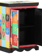 vidaXL Конзолна маса с рафт със съхранение Многоцветен 50 x 30 x 70 см