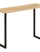 vidaXL Конзолна маса с жив ръб 105x33x76 см масивно мангово дърво