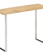 vidaXL Конзолна маса с жив ръб 105x33x76 см масивно мангово дърво