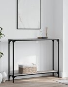 vidaXL Конзолна маса сив сонома 100x225x75 см инженерно дърво