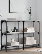 vidaXL Конзолна маса сив сонома 100x29x75 см инженерно дърво