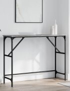 vidaXL Конзолна маса сив сонома 100x32x75 см инженерно дърво