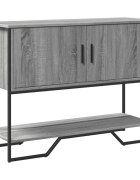 vidaXL Конзолна маса сив сонома 100x35x745 см инженерно дърво