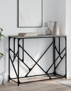 vidaXL Конзолна маса сив сонома 100x40x80 см инженерно дърво