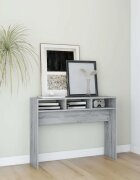 vidaXL Конзолна маса сив сонома 105x30x80 см инженерно дърво