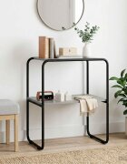 vidaXL Конзолна маса Сив Сонома 60 x 425 x 70 см Инженерна дървесина