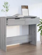 vidaXL Конзолна маса сив сонома 90x36x75 см инженерно дърво