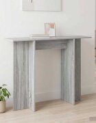 vidaXL Конзолна маса Сива сонома 100 x 30 x 75 см Инженерна дървесина