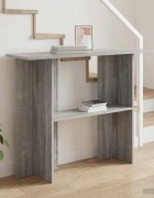 vidaXL Конзолна маса Сива сонома 100 x 30 x 75 см Инженерна дървесина
