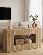 vidaXL Конзолна маса Сонома дъб 101 x 29 x 74 см