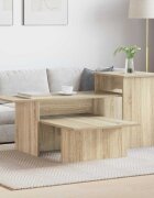 vidaXL Конзолна маса Сонома дъб 915 x 35 x 385 см