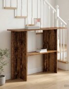 vidaXL Конзолна маса Старо дърво 100 x 30 x 75 см Инженерна дървесина