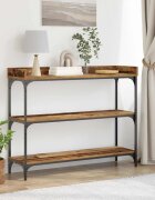 vidaXL Конзолна маса Старо дърво 100 x 30 x 80 см