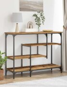 vidaXL Конзолна маса Старо дърво 100 x 35 x 75 см
