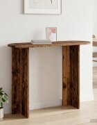 vidaXL Конзолна маса Старо дърво 100 x 395 x 75 см
