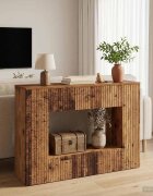 vidaXL Конзолна маса Старо дърво 101 x 29 x 74 см