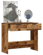 vidaXL Конзолна маса Старо дърво 90x36x75 cm Инженерна дървесина