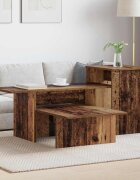 vidaXL Конзолна маса Старо дърво 915 x 35 x 385 см