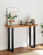 vidaXL Конзолна маса тиково дърво 100x35x75 cм